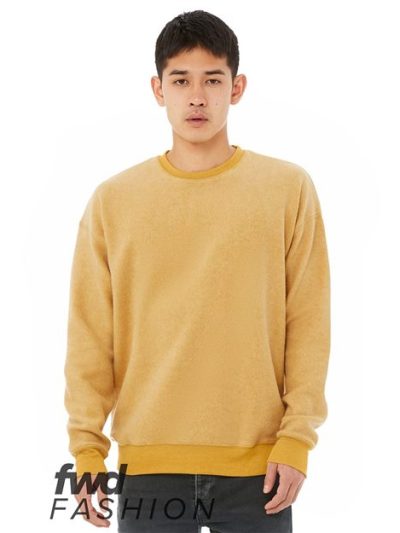 Unisex FWD Fashion Sueded Drop Shoulder Crewneck Sweatshirt