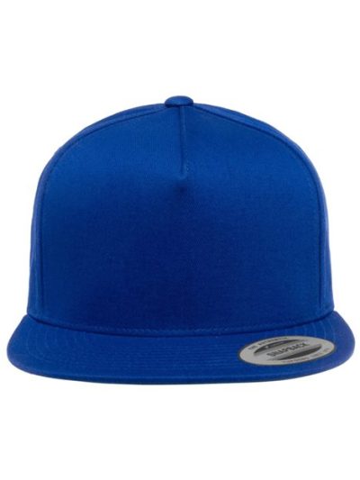 Five-Panel Cotton Twill Snapback Cap