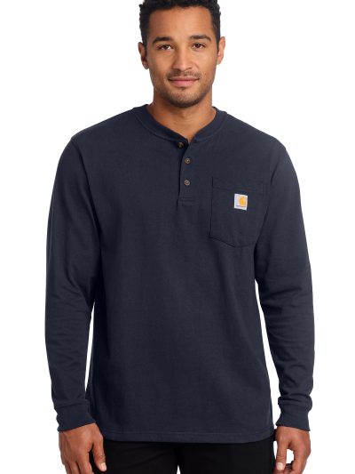 Carhartt ®  Long Sleeve Henley T-Shirt